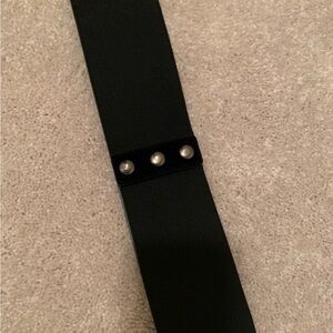 Black Belt with Silver Accents